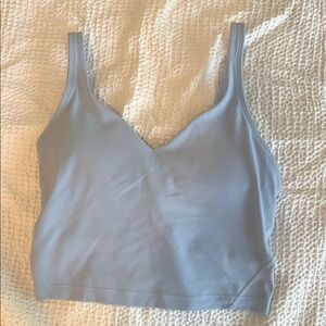 Lululemon Align sports bra size 4 light gray  great condition